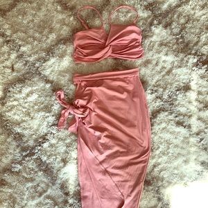Pink Two Piece Dress